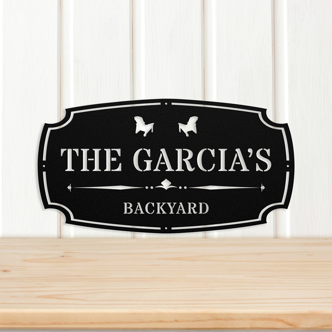 Backyard Sign