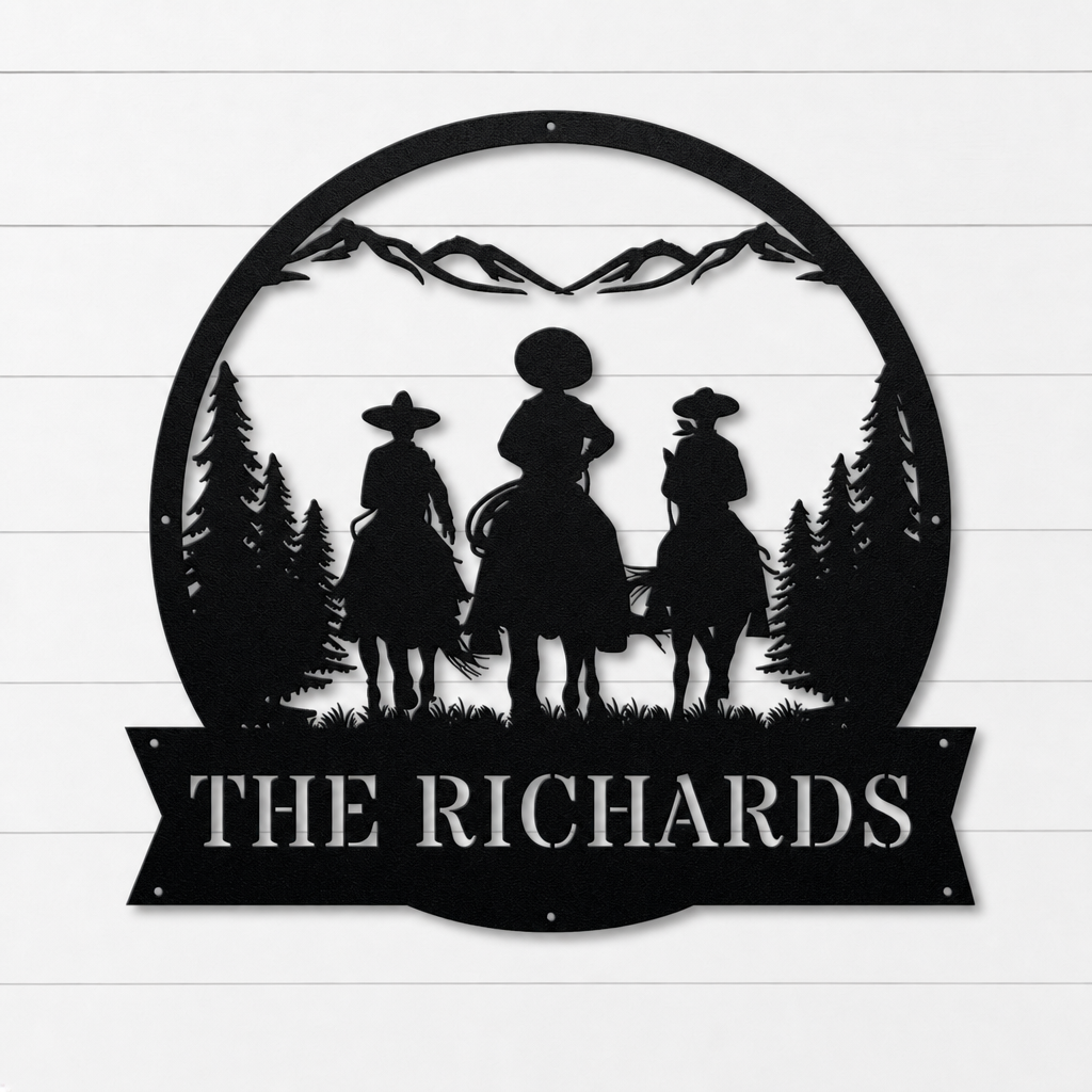 Cowboy Crew Sign