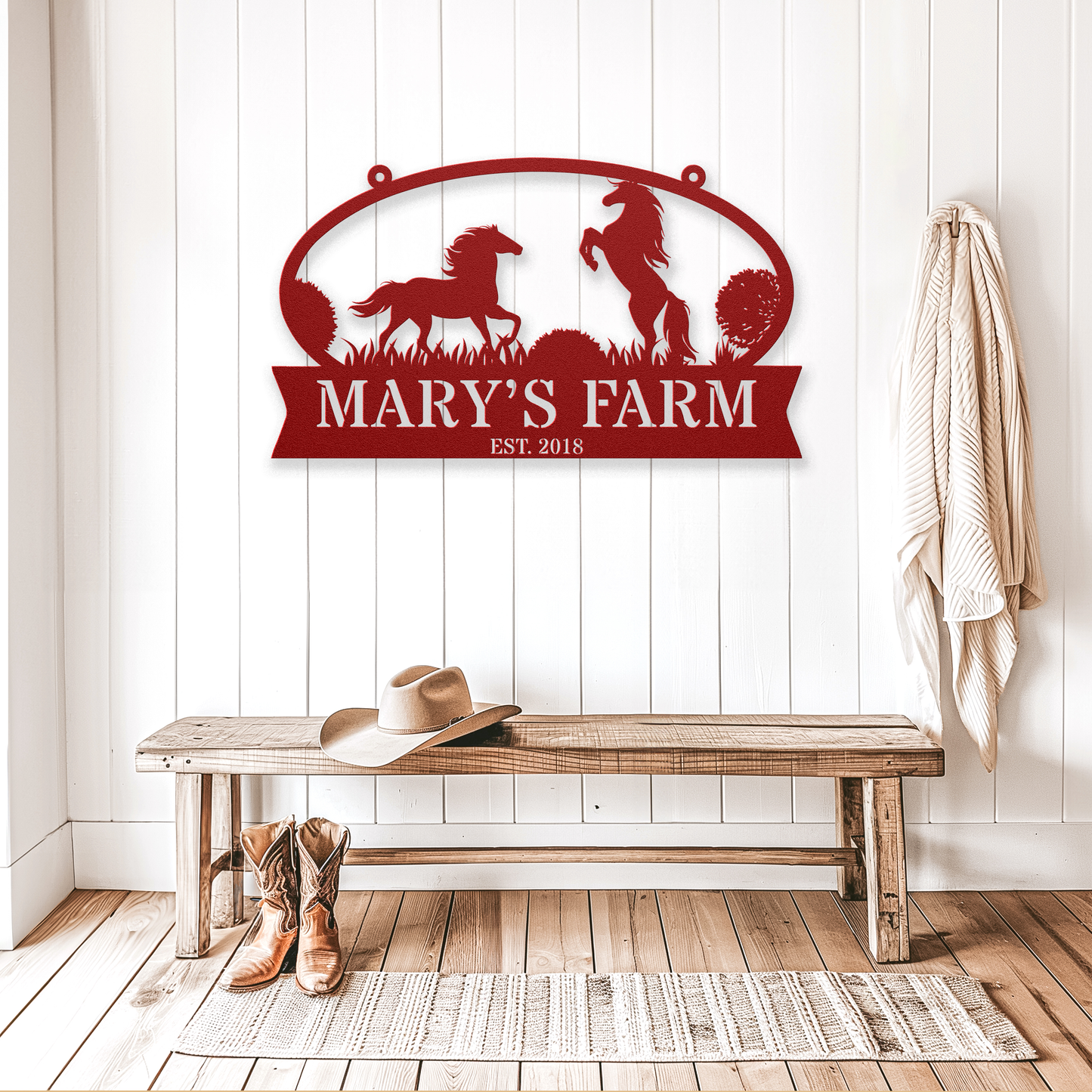 Horse Metal Decor