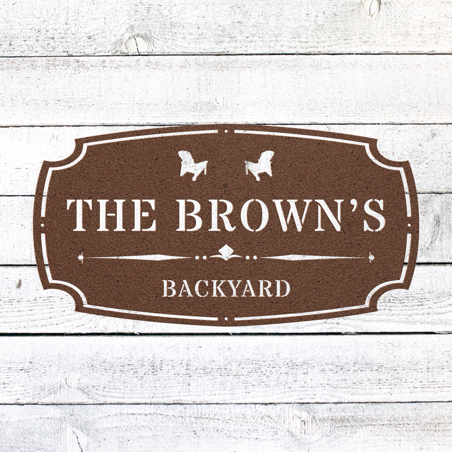 Backyard Sign