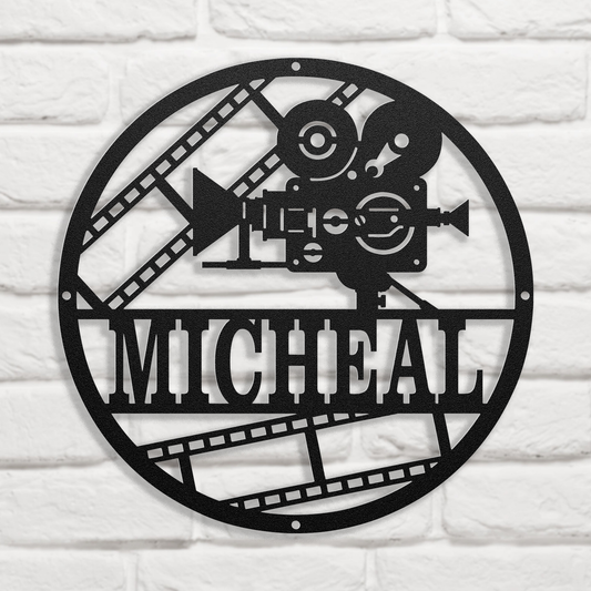 Film Metal Sign